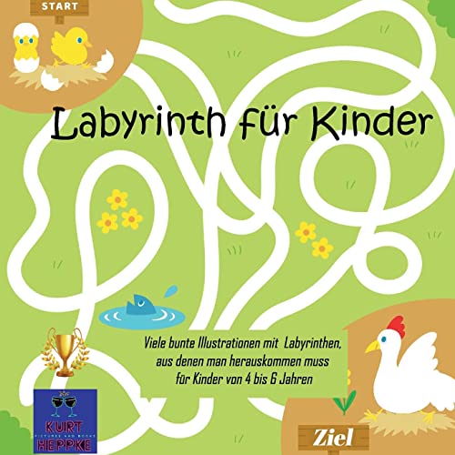 9783756210510: Labyrinth fr Kinder: Viele bunte Illustrationen mit Labyrinthen, aus denen man herauskommen muss fr Kinder von 4 bis 6 Jahren: 8