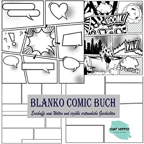 Stock image for Blanko Comic Buch: Erschaffe neue Welten und erzhle erstaunliche Geschichten (German Edition) for sale by Lucky's Textbooks