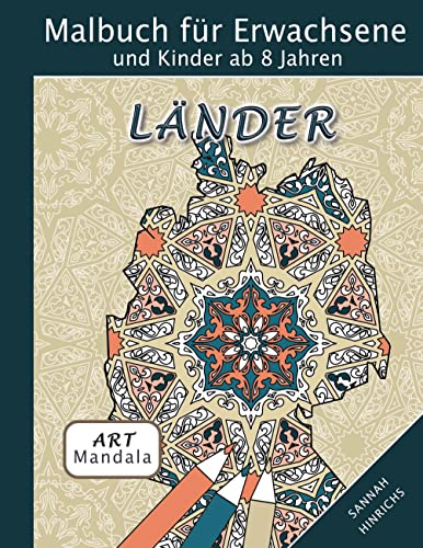 Stock image for Mandala Art Malbuch fr Erwachsene und Kinder ab 8 Jahren - Lnder for sale by Revaluation Books