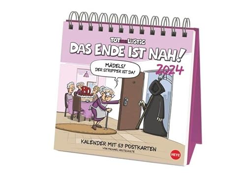Stock image for Holtschulte: Tot aber lustig Premium-Postkartenkalender 2024 for sale by medimops