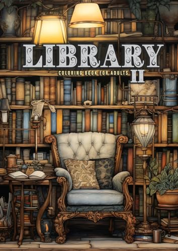 Stock image for Library Coloring Book for Adults Vol. 2 for sale by PBShop.store US