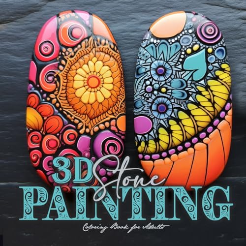 Stock image for 3D Stone Painting Coloring Book for Adults for sale by PBShop.store US