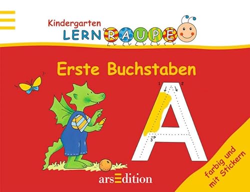 Beispielbild fr Kindergarten Lernraupe: Erste Buchstaben, farbig mit Stickern zum Verkauf von medimops