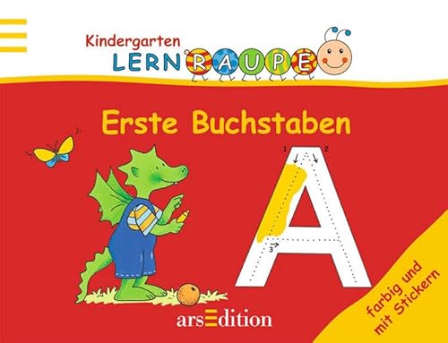 9783760734378: Kindergarten Lernraupe: Erste Buchstaben, farbig mit Stickern