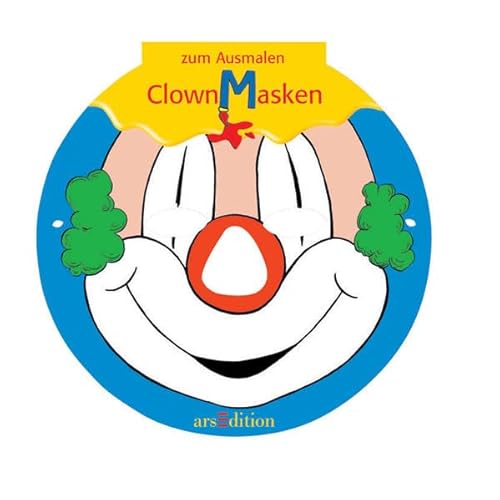 Beispielbild fr ClownMasken zum Ausmalen zum Verkauf von medimops