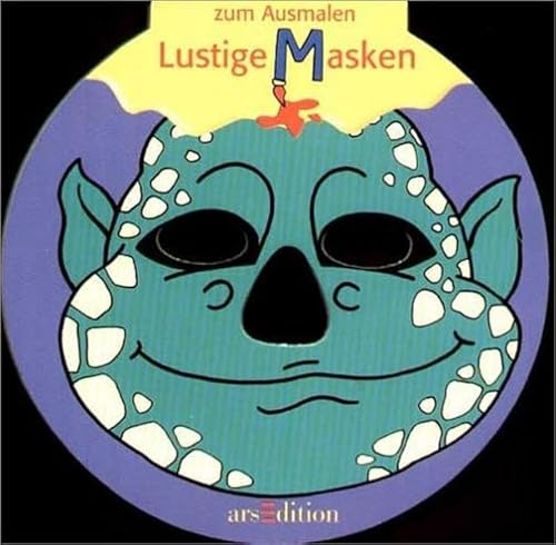 Imagen de archivo de Lustige Masken zum Ausmalen, Malblock a la venta por medimops