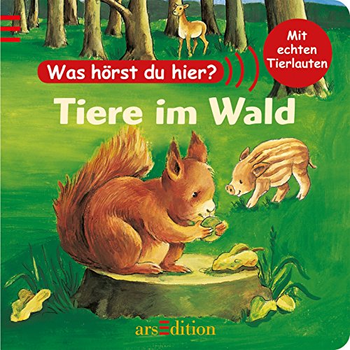 Stock image for Was hrst du hier? Tiere im Wald for sale by medimops