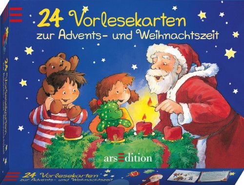 Beispielbild fr 24 Vorlesekarten zur Advents- und Weihnachtszeit (Vorlesekarten-Bilderbuch) zum Verkauf von medimops