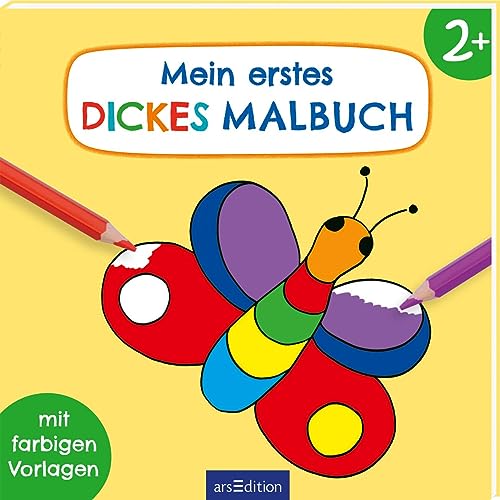 Beispielbild fr Mein erstes dickes Malbuch: Malbuch mit farbigen Vorlagen ab 2 Jahre zum Verkauf von WorldofBooks