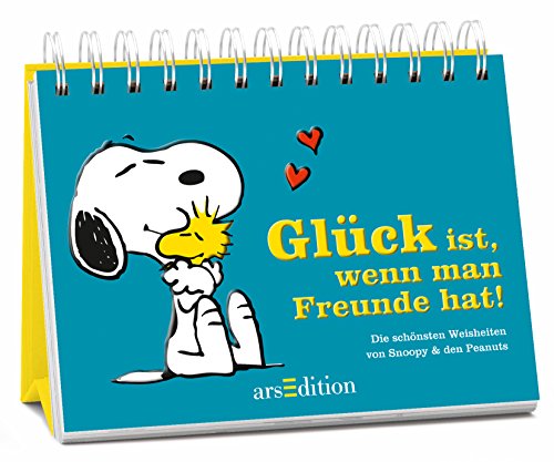 Beispielbild fr Glck ist, wenn man Freunde hat!: Die schnsten Weisheiten von Snoopy & den Peanuts zum Verkauf von medimops