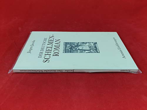 Stock image for Der deutsche Schelmenroman: Eine Einfuhrung (Artemis Einfuhrungen) (German Edition) for sale by Better World Books Ltd