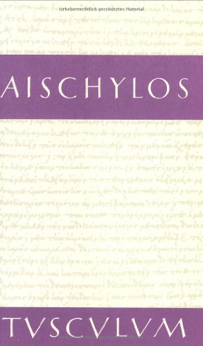 Stock image for AISCHYLOS Tragdien Und Fragmente for sale by Ancient World Books