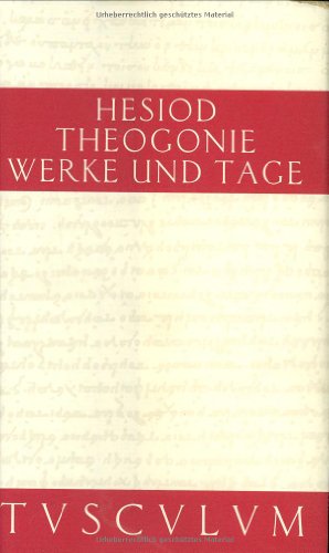 9783760816654: Theogonie / Werke und Tage: Griechisch - Deutsch