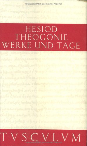 9783760816654: Theogonie. Werke und Tage. Griechisch - Deutsch