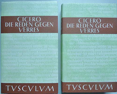 Die Reden gegen Verres. Lateinisch - Deutsch. (9783760816876) by Cicero, Marcus Tullius; Fuhrmann, Manfred