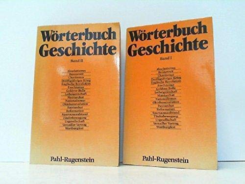 Stock image for Wrterbuch der Geschichte. 2 Bnde for sale by HJP VERSANDBUCHHANDLUNG