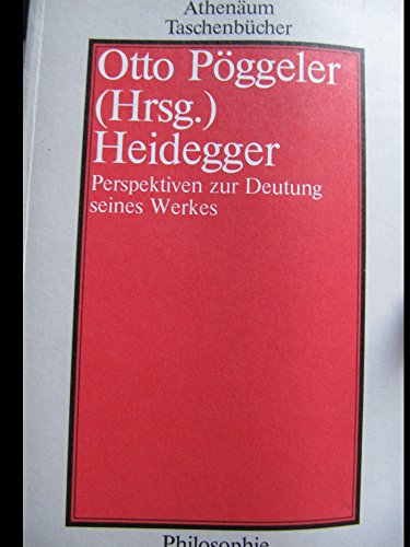 Beispielbild fr Heidegger. zum Verkauf von Antiquariat  Werner Haschtmann