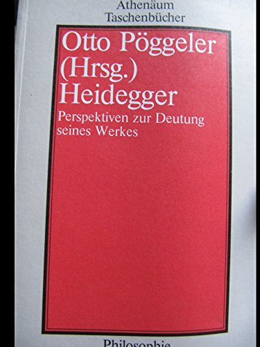 Imagen de archivo de Heidegger a la venta por Antiquariat Walter Nowak