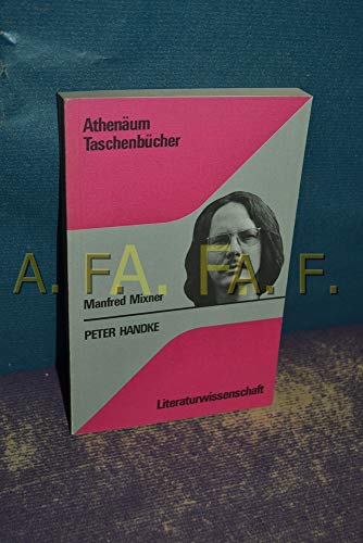 Beispielbild fr Peter Handke zum Verkauf von Versandantiquariat Felix Mcke