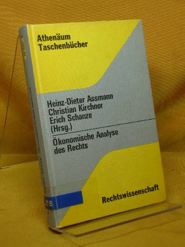 Beispielbild fr konomische Analyse des Rechts zum Verkauf von Gerald Wollermann