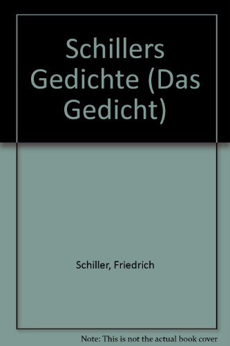 Stock image for [Gedichte] Schillers Gedichte. Das Gedicht ; 5 for sale by Kepler-Buchversand Huong Bach