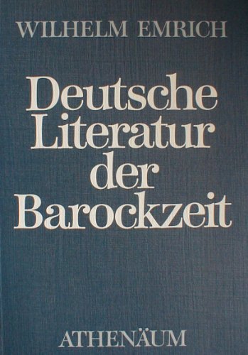 Imagen de archivo de Deutsche Literatur der Barockzeit a la venta por medimops