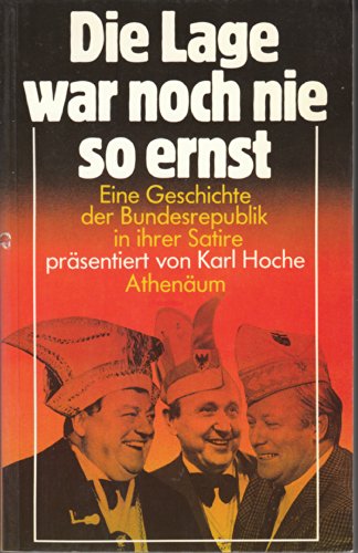 Beispielbild fr Die Lage war noch nie so ernst zum Verkauf von Eulennest Verlag e.K.