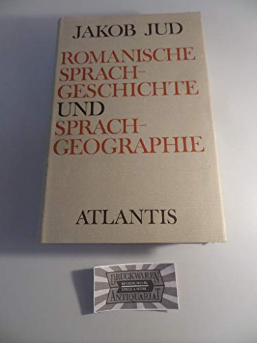 Beispielbild fr Romanische Sprachgeschichte und Sprachgeographie. Ausgewhlte Aufstze. zum Verkauf von Antiquariat Matthias Wagner