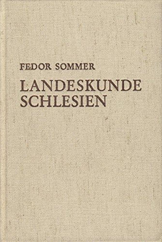 Imagen de archivo de Landeskunde Schlesien a la venta por medimops