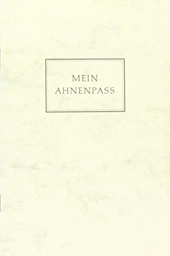 9783761201374: Mein Ahnenpass