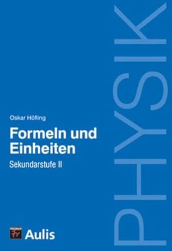 Beispielbild fr Physik allgemein / Formeln und Einheiten, SII zum Verkauf von Blackwell's