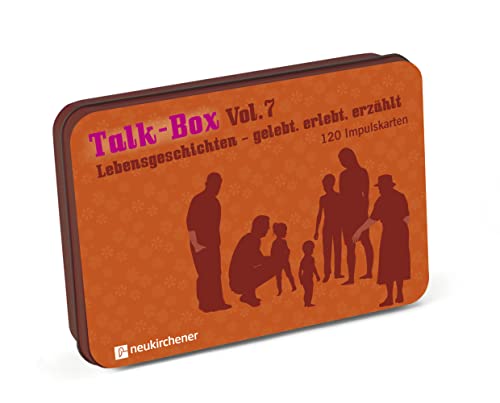 Stock image for Talk-Box (Kartenspiel), Lebensgeschichten - Gelebt, Erlebt, Erzhlt: 120 Fragekarten. Ab 2 Spielern: Vol.7 for sale by Revaluation Books