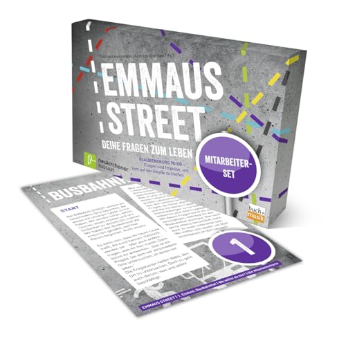 Imagen de archivo de EMMAUS STREET - Mitarbeiterset - Deine Fragen zum Leben a la venta por medimops