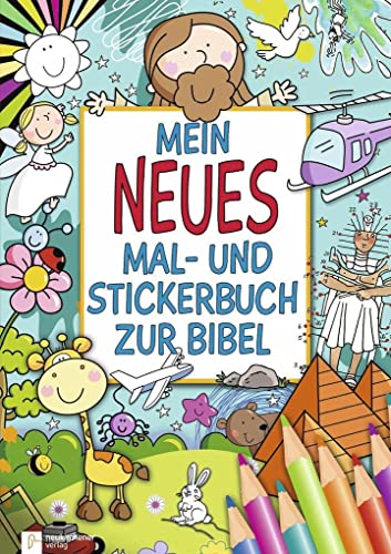 Stock image for Mein neues Mal- und Stickerbuch zur Bibel for sale by Revaluation Books