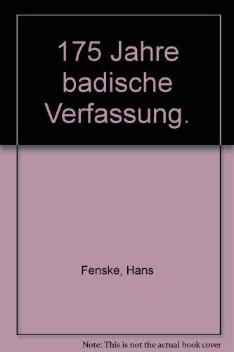 175 Jahre Badische Verfassung