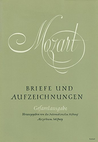 9783761801451: Briefe und Aufzeichnungen, Band 7: Gesamtausgabe: Register (Mozart Briefe und Aufzeichnungen)