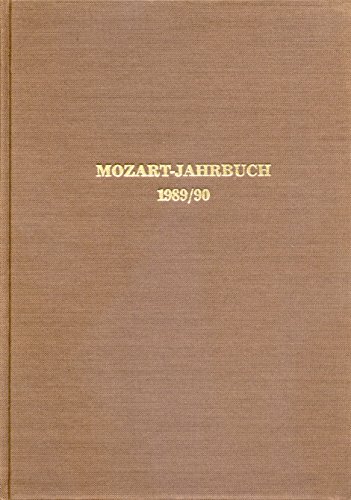 9783761809952: Mozart-Jahrbuch: 1989/90