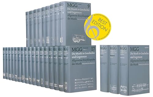 Beispielbild fr Die Musik in Geschichte und Gegenwart in 22 Bnden, Vorhanden sind: Sachteil Bnde 1 - 9 + Register, Personenteil: Bnde 1 - 12 Allgemeine Enzyklopdie der Musik begrndete von Friedrich Blume, ZWEITE, neubearbeitete Ausgabe herausgegeben von Ludwig Fischer, Sachteil in 9 Bnden, Personenteil in 12 Bnden, Mit einem Register zum Sachteil und einem Gesamtregister zum Sach- und Personenteil zum Verkauf von nova & vetera e.K.