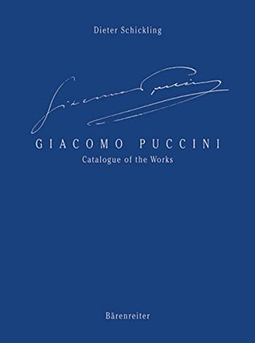 9783761815823: Giacomo Puccini: Catalogue of the Works