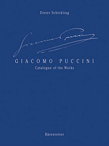9783761815823: Giacomo Puccini. Catalogue of the Works