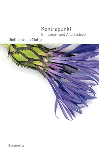 9783761819838: Kontrapunkt: Ein Lese- und Arbeitsbuch