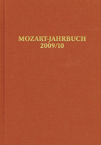 Stock image for Mozart-Jahrbuch 2009-2010 for sale by Revaluation Books