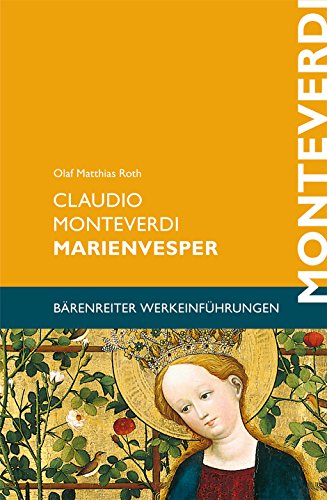 9783761824078: Claudio Monteverdi. Marienvesper