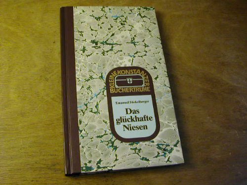 9783762118022: Das glckhafte Niesen. Novelle