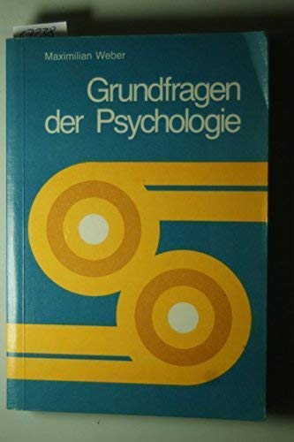 Stock image for grundfragen der psychologie. eine einfhrung. for sale by alt-saarbrcker antiquariat g.w.melling