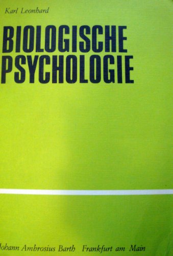 9783762460725: Biologische Psychologie (German Edition)