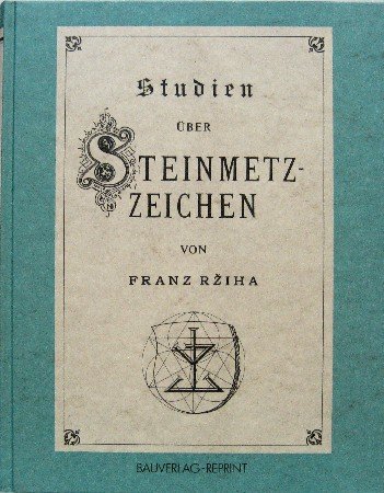 9783762526704: Studien ber Steinmetz- Zeichen