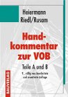 Stock image for Handkommentar zur VOB : Teile A und B for sale by Buchpark