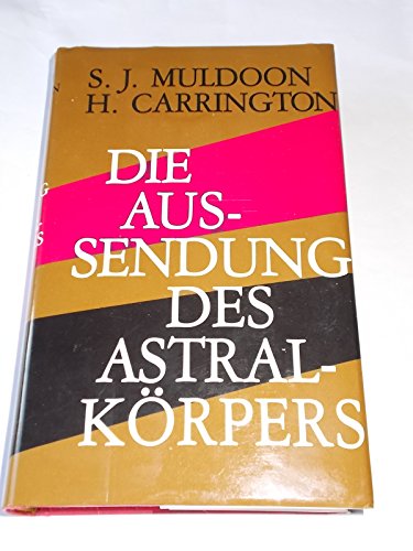 Imagen de archivo de Die Aussendung des Astralkrpers a la venta por medimops