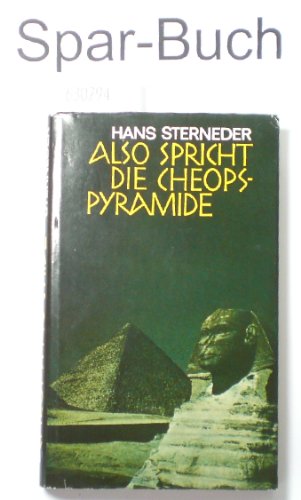 Imagen de archivo de Also spricht die Cheops-Pyramide. a la venta por medimops